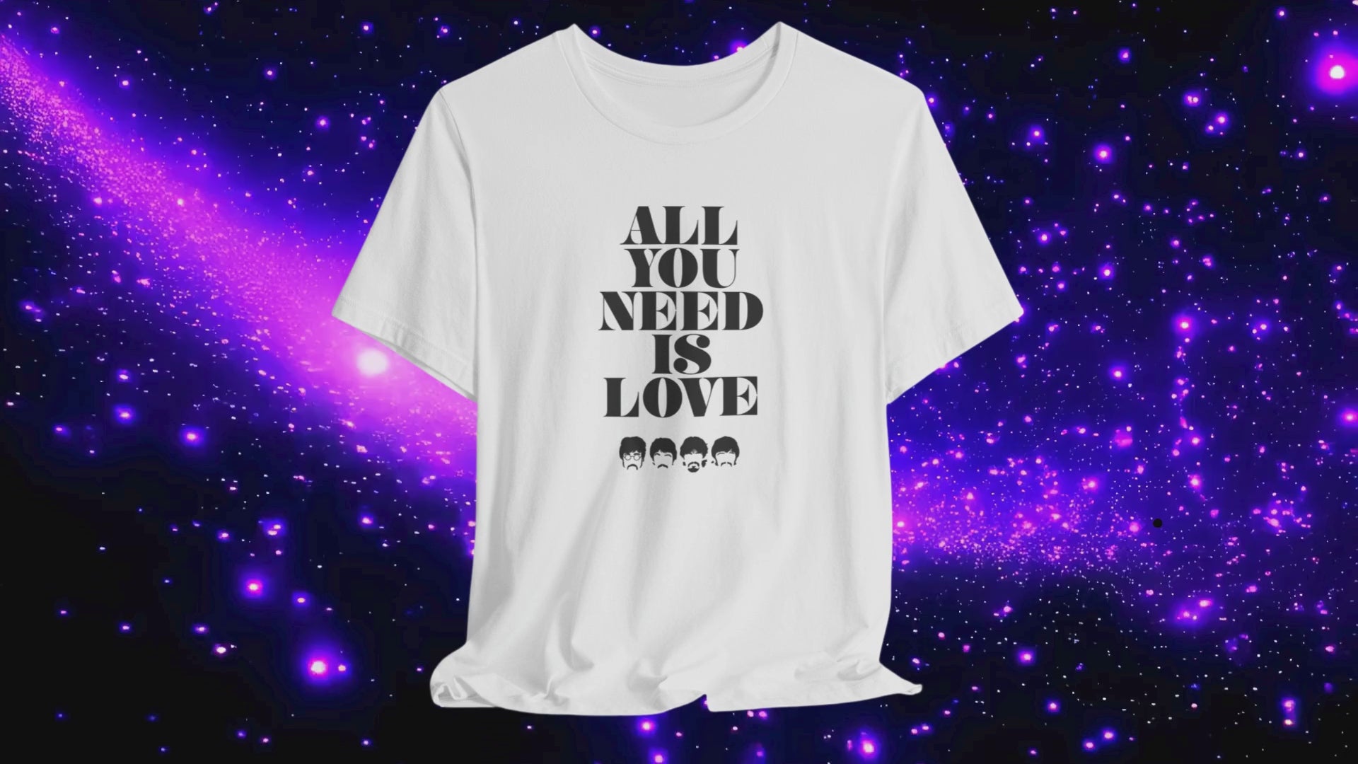 The Beatles All You Need Is Love White Cotton T-shirt