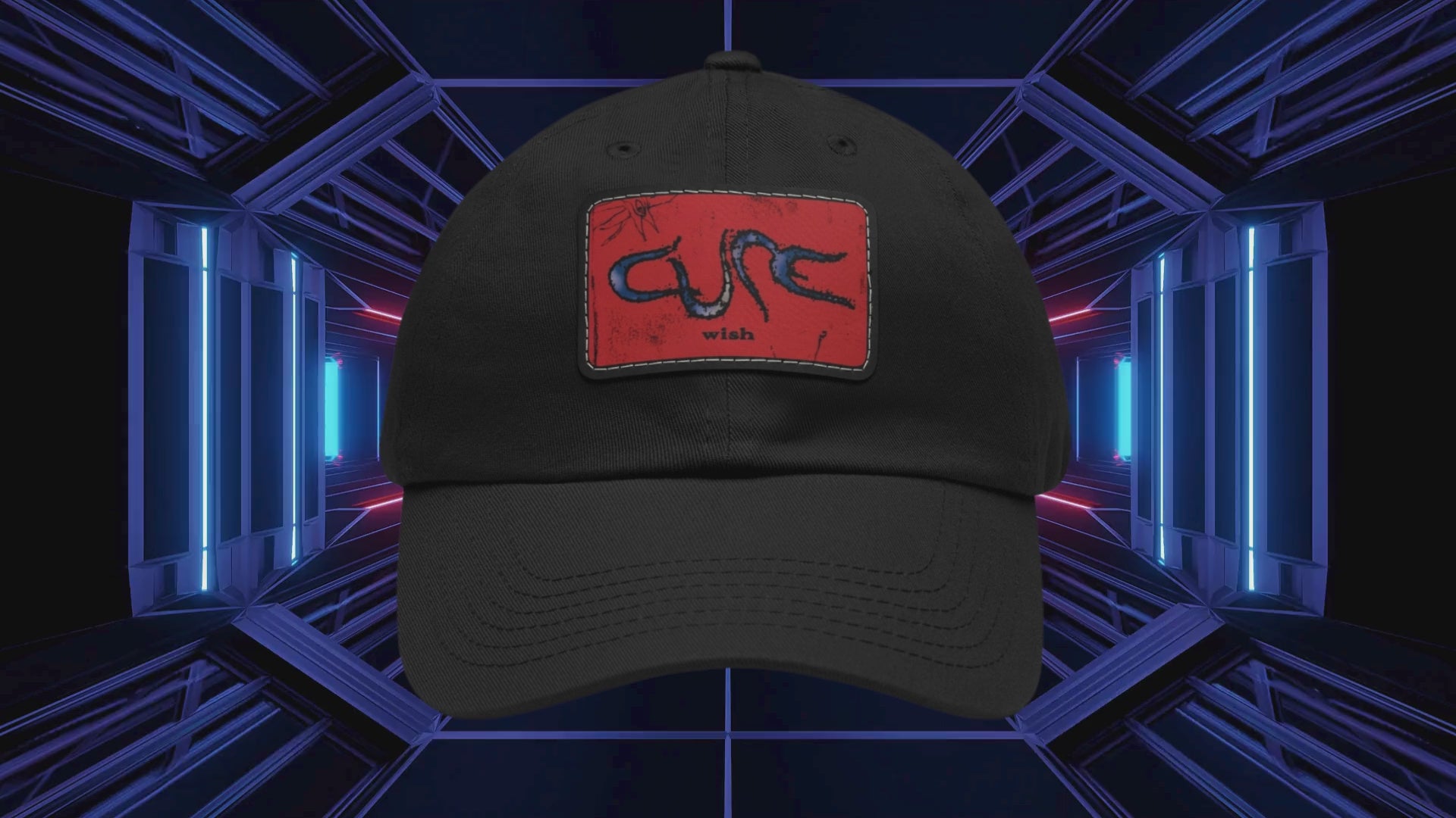 THE CURE WISH LEATHER PATCH CAP