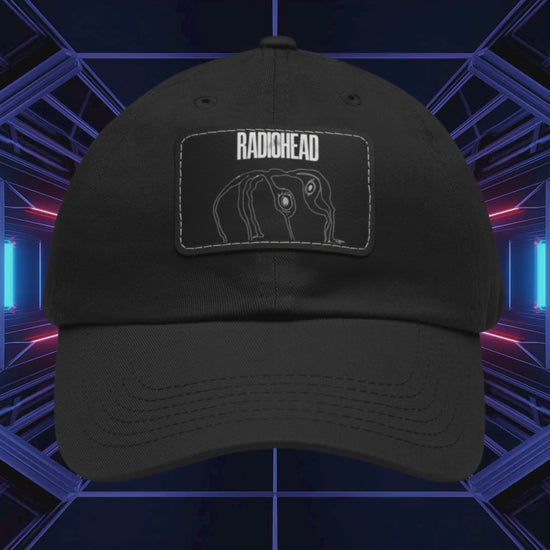 Radiohead Logo Leather Patch Cap