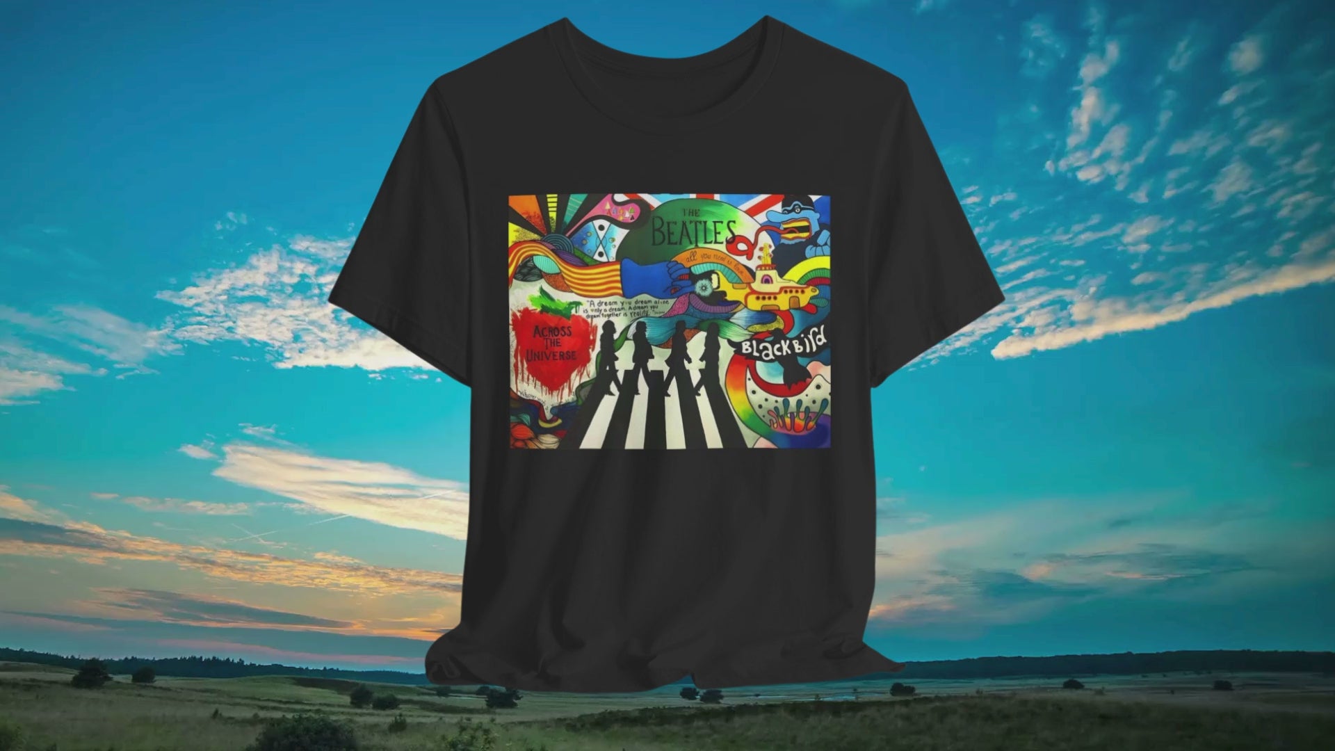 The Beatles Song Titles Unisex T-shirt