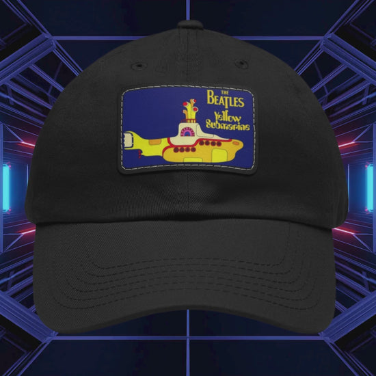 The Beatles Yellow Submarine Leather Patch Cap