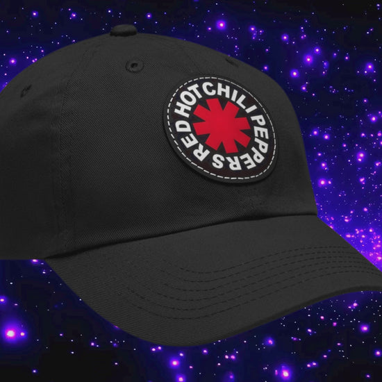 Red Hot Chili Peppers Star Asterix Leather Patch Cap