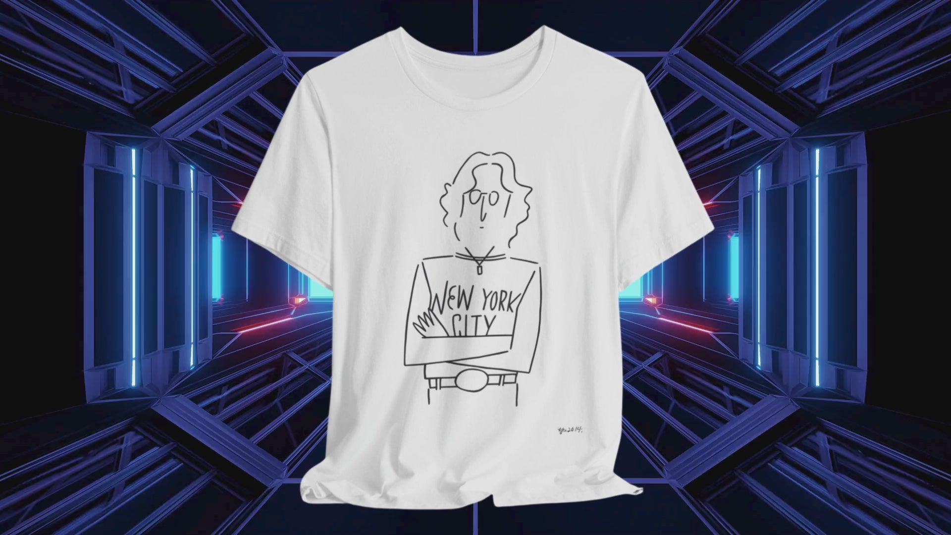 John Lennon New York City Unisex T-shirt