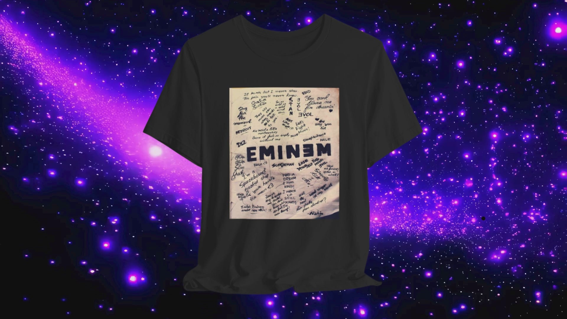Eminem Song Titles Unisex T-shirt