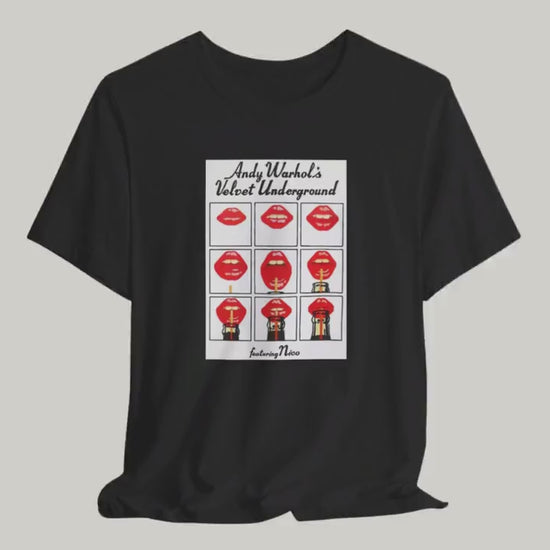 Andy Warhol Velvet Underground Lips Shirt