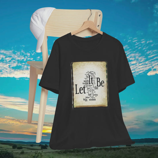 The Beatles Let It Be Lyrics T-shirt