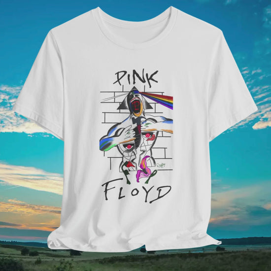 Pink Floyd The Wall White Cotton Unisex T-shirt