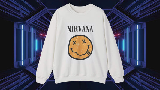 Nirvana Smiley Face Unisex Sweatshirt