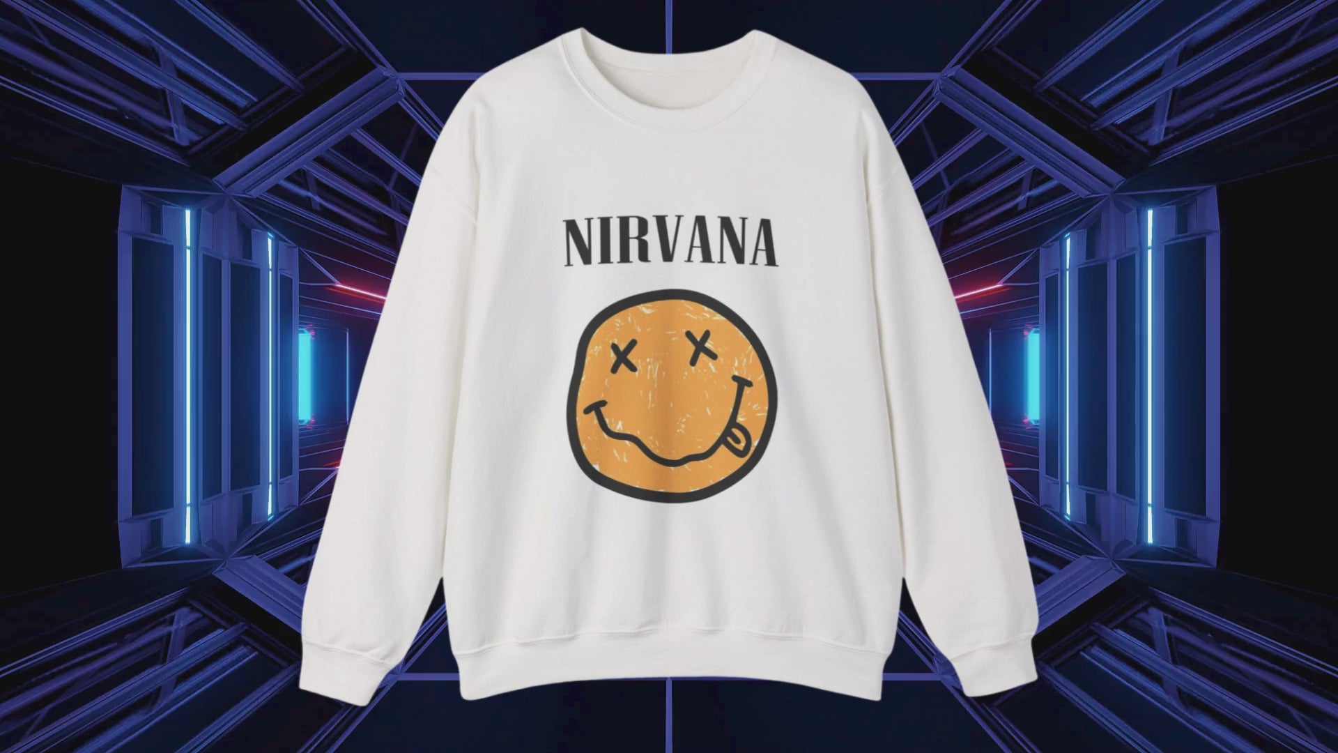 Nirvana Smiley Face Unisex Sweatshirt