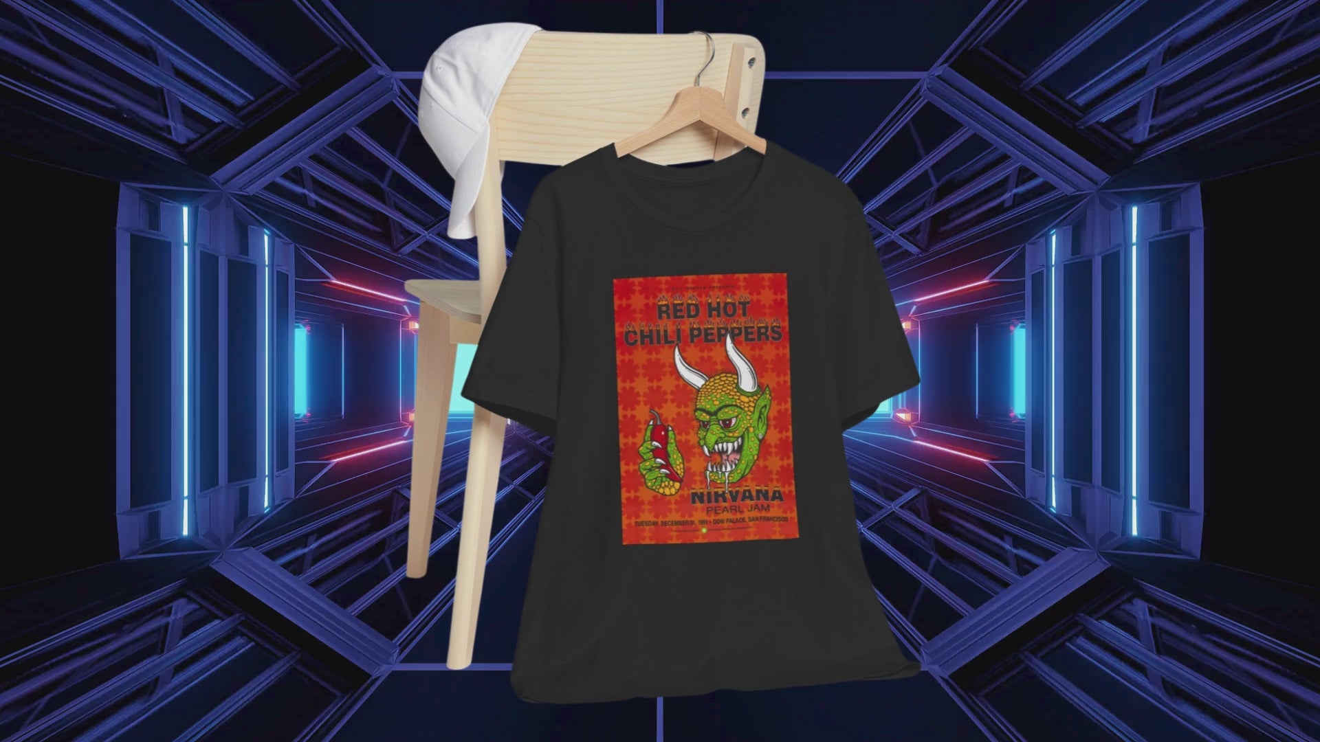 Red Hot Chili Peppers, Nirvana, Pearl Jam Tour Shirt