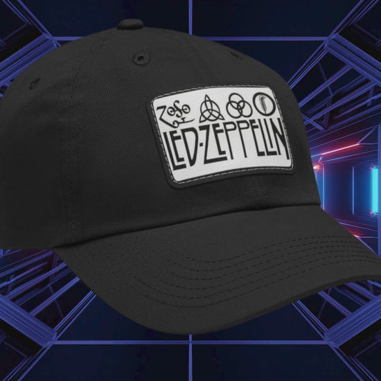 Led Zeppelin Zoso Leather Patch Cap