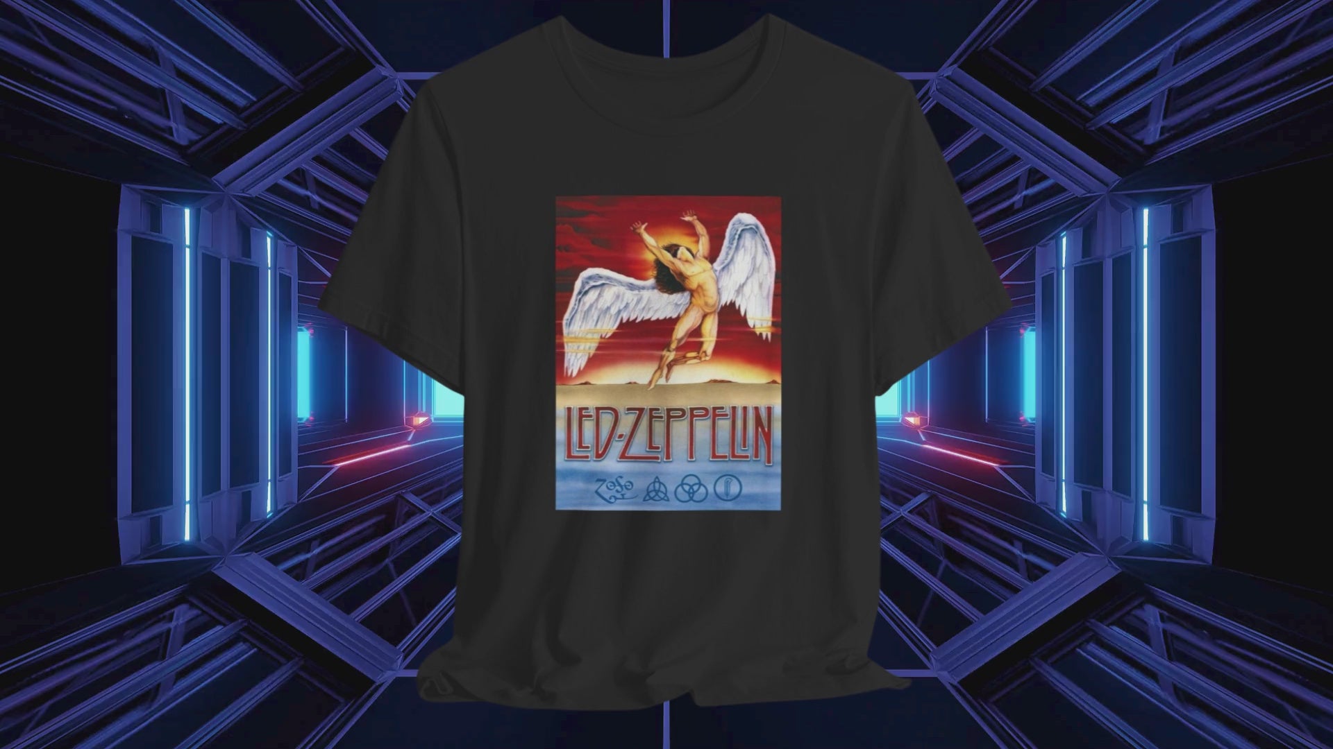 Led Zeppelin Swan Song ZoSo Symbols T-shirt