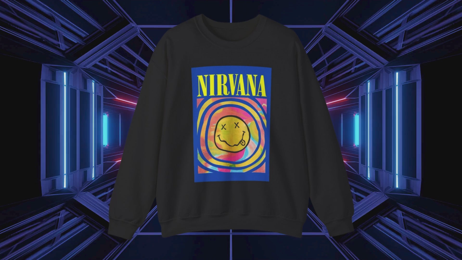Nirvana Smiley Face Unisex Sweatshirt