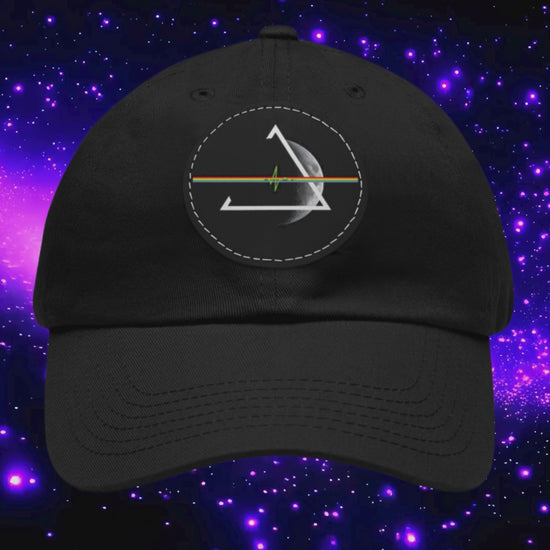 Pink Floyd Alternative Dark Side of the Moon Leather Patch Cap 